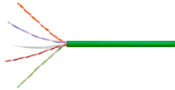 UN874037484/30 | CS34P GRN C6 4/23 U/UTP RL 3KFT [CS34 green]